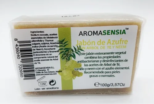 JABON DE AZUFRE 100 GR PASTILLA