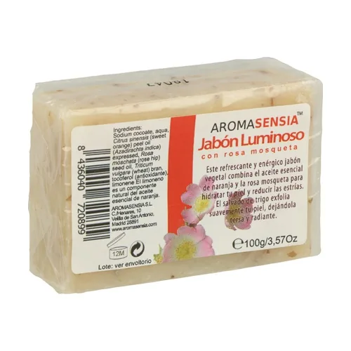 JABON LUMINOSO SALVADO TRIGO-ROSA MOSQUETA 100 GR PASTILLA