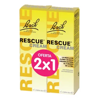 RESCUE CREAM 30G 2X1 BACH 30 GR TUBO - BACH (FLORES, RESCUE)
