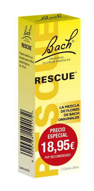 RESCUE PVP 20ML  BACH OFERTA PVP GOTERO - BACH (FLORES, RESCUE)