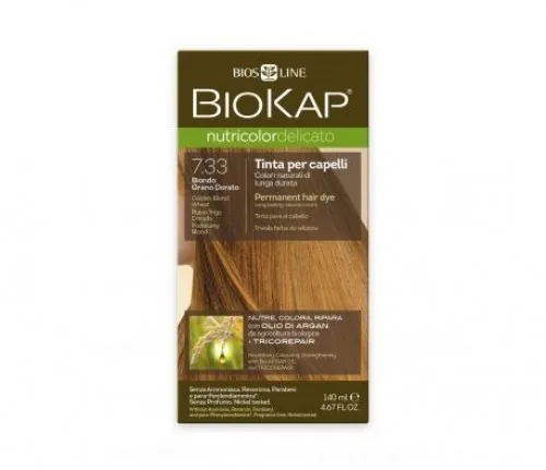 TINTE DELICATO 7.33 RUBIO TRIGO DORADO 140 ML TUBO