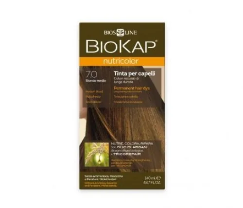 TINTE NUTRICOLOR 7.0 RUBIO MEDIO 140 ML TUBO