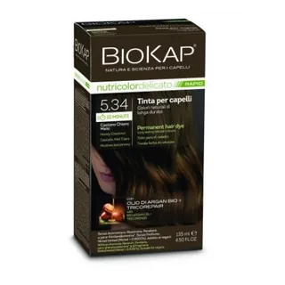 TINTE RAPID 5.34 CASTAÑO MIEL CLARO 140 ML TUBO - BIOKAP (TINTES, CHAMPUS BIO)