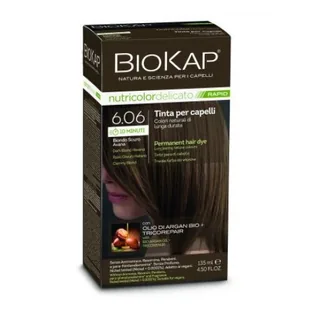 TINTE RAPID 6.06 RUBIO OSCURO 140 ML TUBO - BIOKAP (TINTES, CHAMPUS BIO)