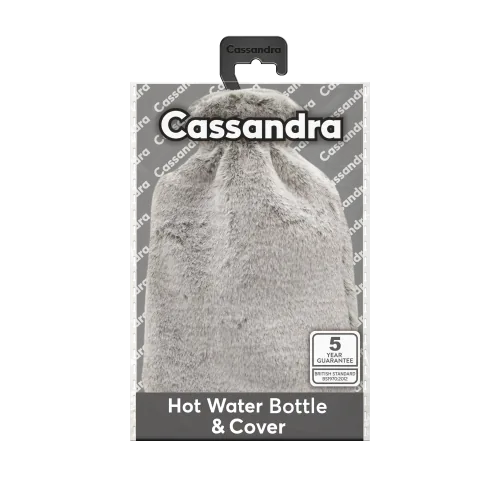 BOLSA AGUA CALIENTE FUNDA GRIS CLARO 1,8L