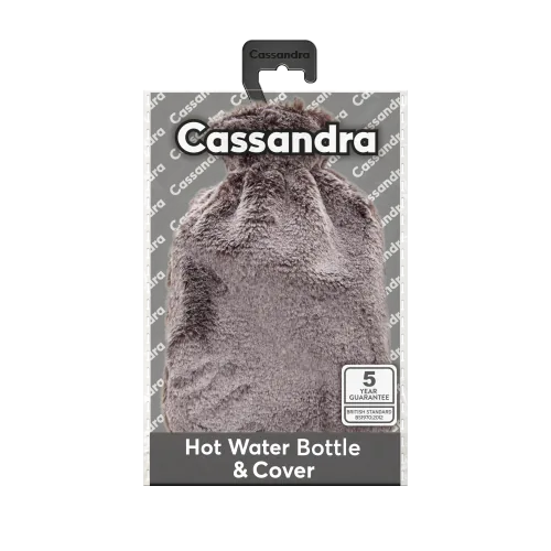 BOLSA AGUA CALIENTE FUNDA GRIS OSCURO AGUA 1,8L