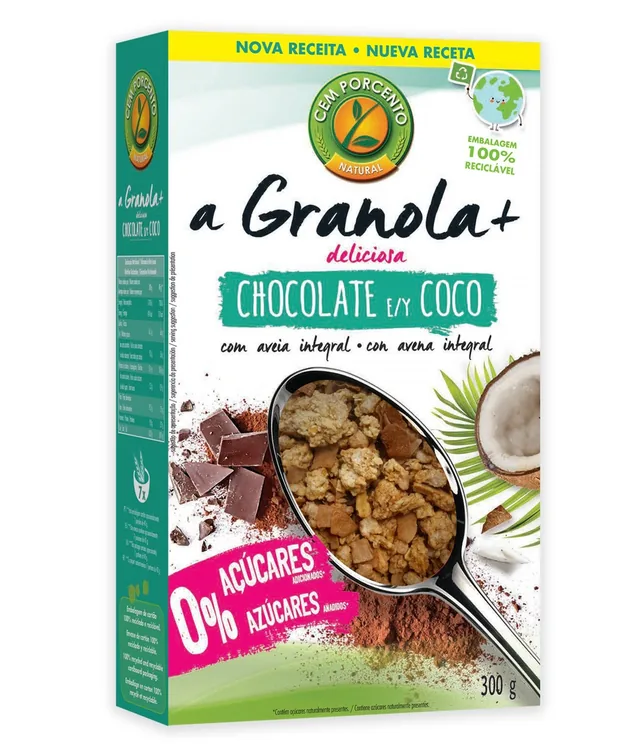 GRANOLA DELICIOSA CHOCO COCO S/A 350 G CAJA