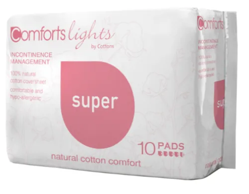 COMFORTS COMPRESA SUPER  ALGODON 100%