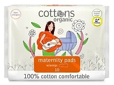 COTTONS ORGANIC COMPRESAS MATERNIDAD ALGODON 100% - COTTONS (HIGIENE INTIMA ORG.)