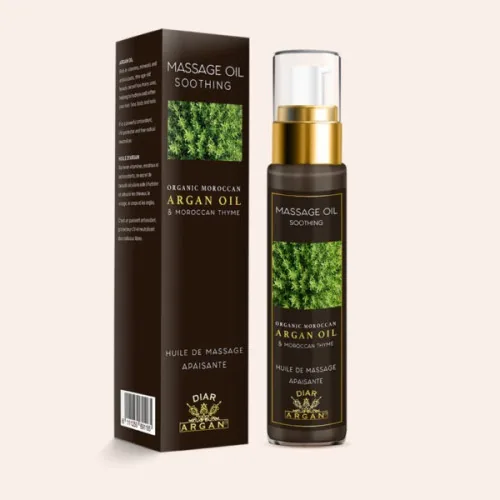 ACEITE CALMANTE PARA MASAJE DE ARGAN CON TOMILLO 50 ML DOSIFICADOR