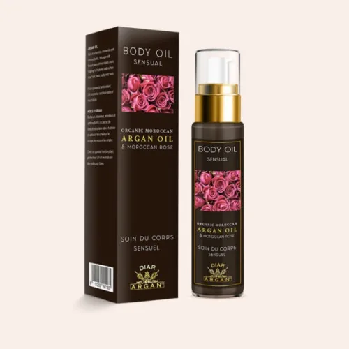 ACEITE CORPORAL SENSUAL DE ARGAN Y ROSA DE MARRUEC 50 ML DOSIFICADOR