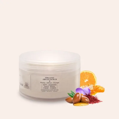 SCRUB EXFOLIANTE DE ARGAN ECOLOGICO 200 GRS BOTE