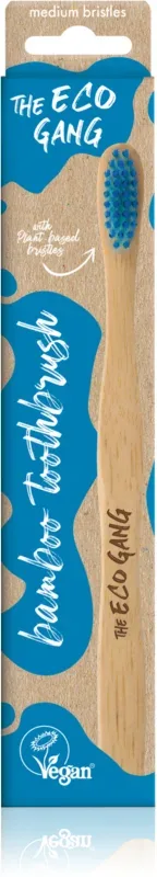 CEPILLO DE DIENTES ADULTO BAMBU MEDIO AZUL 0