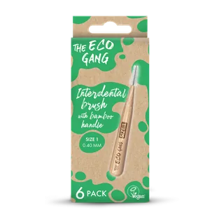CEPILLO INTERDENTAL .Nº1 (0,4MM) X6 - ECO GANG (CERO PLASTICO)