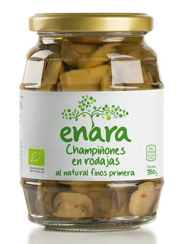 CHAMPIÑON LAMINADO PRIMERA BIO 350 G BOTE