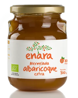 MERMELADA DE ALBARICOQUE EXTRA BIO 300 G BOTE - ENARA (ALIMENTACION NATURAL)