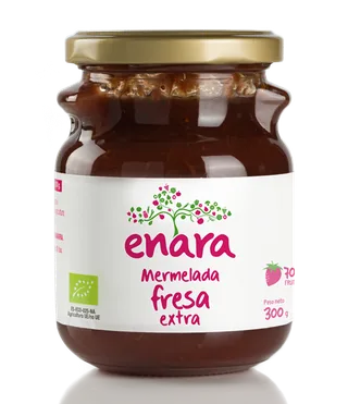 MERMELADA DE FRESA EXTRA BIO 300 G BOTE - ENARA (ALIMENTACION NATURAL)