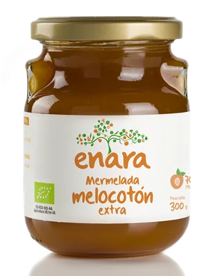 MERMELADA DE MELOCOTON EXTRA BIO 300 G BOTE - ENARA (ALIMENTACION NATURAL)