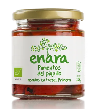 PIMIENTO DEL PIQUILLO EN TROZOS PRIMERA BIO 225 G BOTE - ENARA (ALIMENTACION NATURAL)