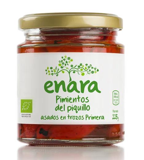 PIMIENTO DEL PIQUILLO EN TROZOS PRIMERA BIO 225 G BOTE