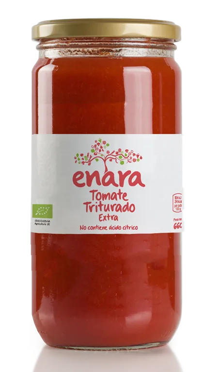 TOMATE TRITURADO EXTRA BIO 660 G BOTE