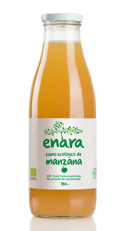ZUMO DE MANZANA BIO, 100% EXPRIMIDO 200 ML BOTELLA