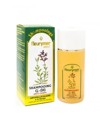 CHAMPÚ ANTICASPA G-86 200 ML BOTELLA - FLEURYMER (COMESTICA NATURAL)