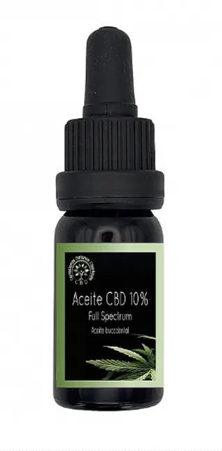 ACEITE CBD FULL SPECTRUM 10% 10 ML GOTERO - GANESHIVITAL CBD PARCHES Y AC