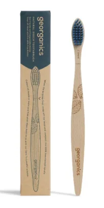 CEPILLO DE DIENTES DE MADERA DE HAYA HARD 0 - GEORGANICS (HIGIENE BUCAL)
