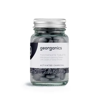 PASTILLA DENTAL DE CARBON ACTIVO TARRO - GEORGANICS (HIGIENE BUCAL)