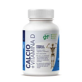 CALCIO+VIT.D-3 MASTICABLE 1000 MG X100 COMPRIMIDOS - GHF (COMP.ALIMENTICIO)
