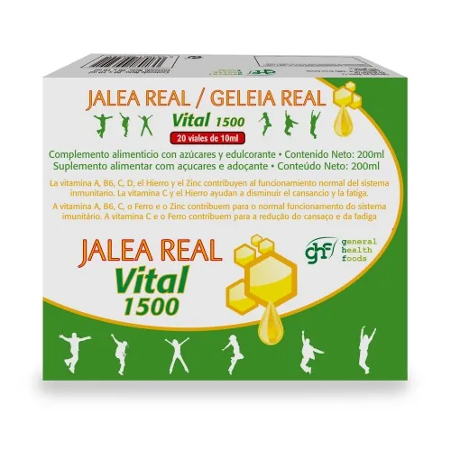 JALEA REAL VITAL 1500 10 ML AMPOLLAS