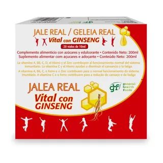 JALEA REAL VITAL CON GINSENG 10 ML AMPOLLAS - GHF (COMP.ALIMENTICIO)
