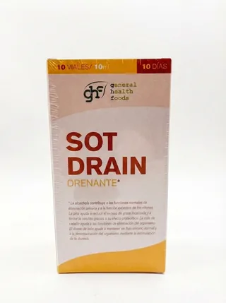 SOT DRAIN 10 ML X10 VIALES - GHF (COMP.ALIMENTICIO)
