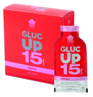 GLUC UP FRESA 15 GR X5 STICKS - GLUC UP (GLUCOSA)
