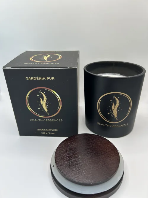 VELA AROMATICA GARDENIA PUR (GARDENIA) 230 GRS VASO