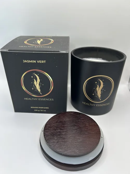 VELA AROMATICA JASMIN VERT (JAZMIN VERDE ) 230 GRS VASO