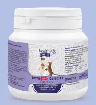 ARTOCOMPLEX CURCUMA 1 GR X300 COMPRIMIDOS - HEALTHY PETS (MASCOTAS)