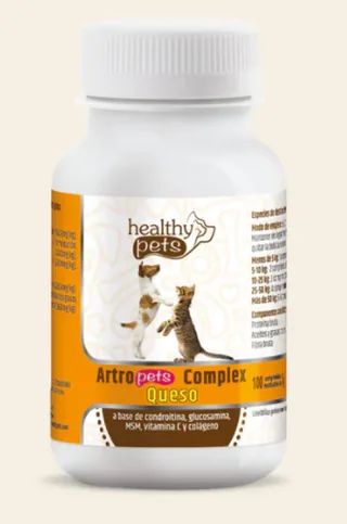ARTRO COMPLEX QUESO 1 GR X100 COMPRIMIDOS - HEALTHY PETS (MASCOTAS)