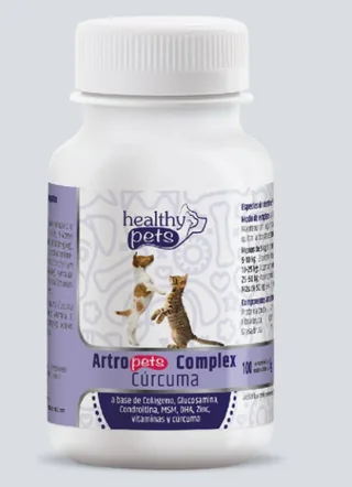 ARTROCOMPLEX CURCUMA 1 GR X100 COMPRIMIDOS - HEALTHY PETS (MASCOTAS)