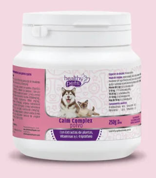 CALM COMPLEX 250 GR POLVO - HEALTHY PETS (MASCOTAS)