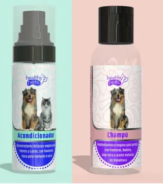PACK CHAMPU+ACONDICIONADOR BIFASICO 3535 ML BOTELLA - HEALTHY PETS (MASCOTAS)