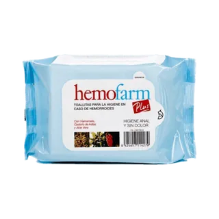 TOALLITAS SOBRES 20/U HERMOFARM PLUS X20 - HEMOFARM (HIGIENE)