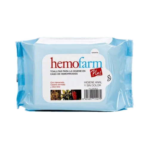TOALLITAS SOBRES 20/U HERMOFARM PLUS X20