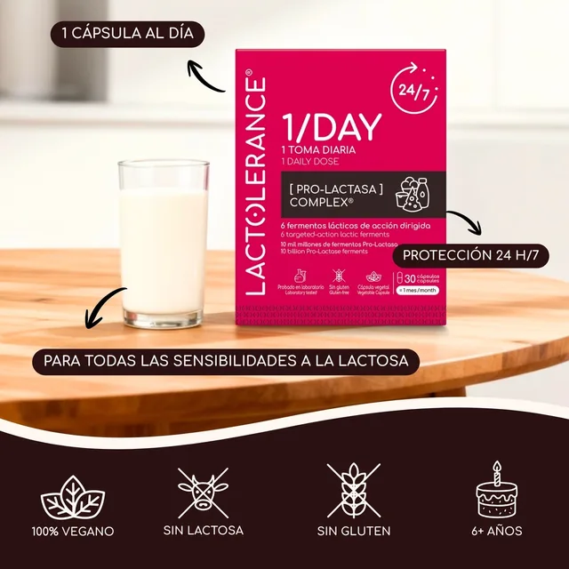 LACTOLERANCE 1/DAY 0 X30 CAPSULAS