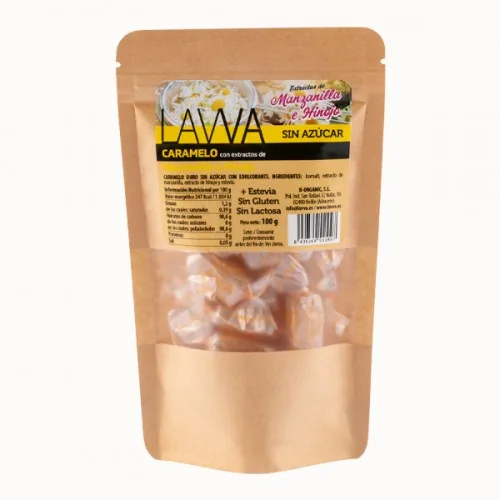 CARAMELOS DE MANZANILLA E HINOJO 100 GRS BOLSA