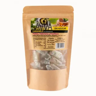 CARAMELOS DE MELISA, VALERIANA Y PASIFLORA 100 GRS BOLSA - LAVVA (CARAMELOS)