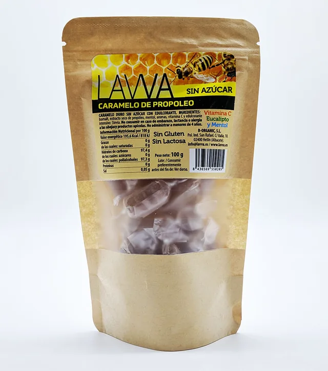 CARAMELOS DE PROPOLEO Y VITAMINA C 100 GRS BOLSA