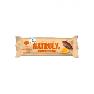BARRITA RAW DE CACAO Y NARANJA BIO 40 GRS - NATRULY (ALIMENTACION NATURAL)