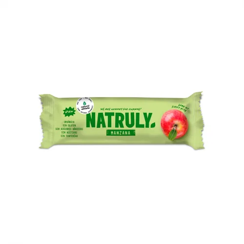 BARRITA RAW DE MANZANA BIO 40 GRS BARRITAS
